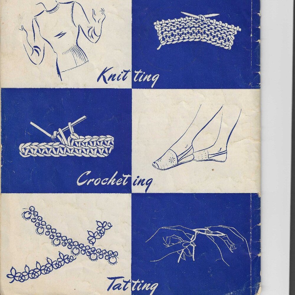 Vintage 1948 Star Book No. 62: Knitting, Crocheting, Tatting